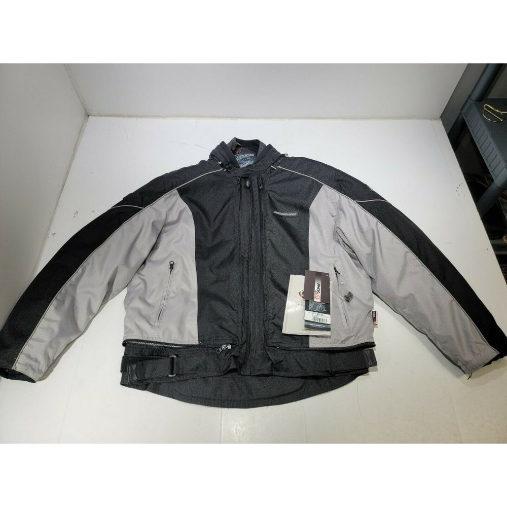 Fieldsheer Black Silver Moto Morph Carbolex Motorcycle Jacket Size XL NWT